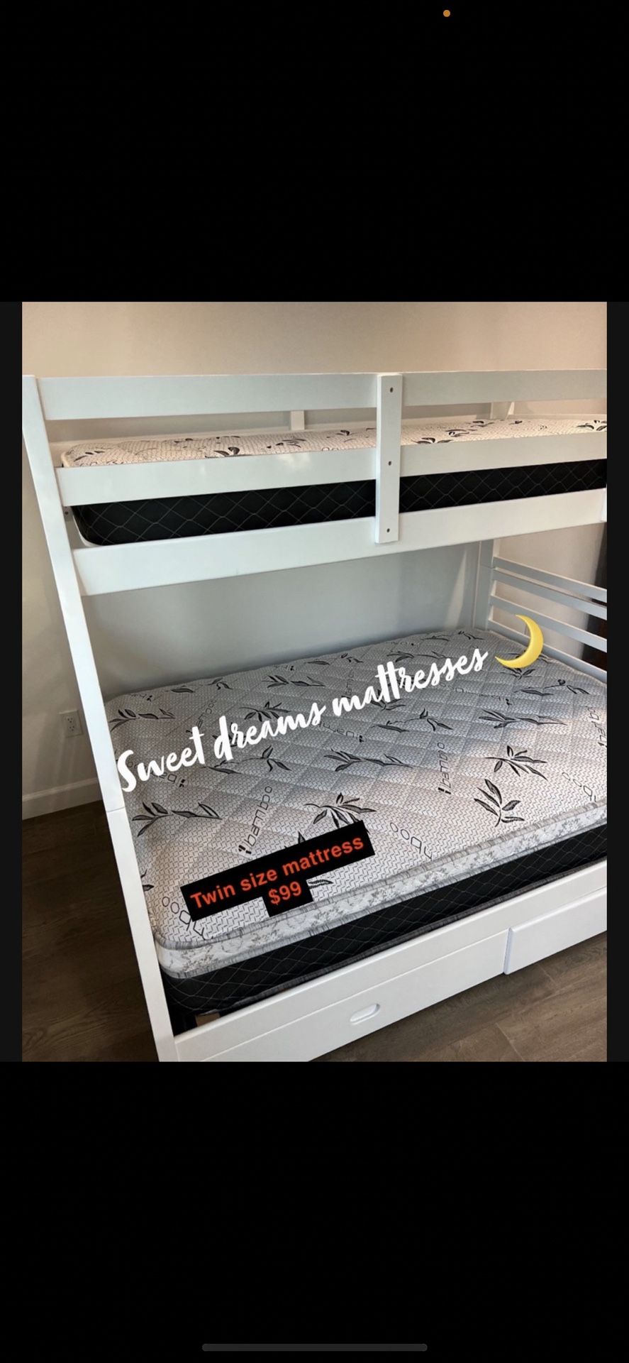 Twin Size Pillow Top Mattress