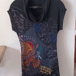 ED HARDY DRESS OR TUNIC SZ SMALL