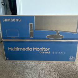 Samsung 32” Curved Monitor 