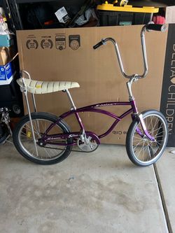20” purple Schwinn stingray