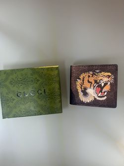 Gucci Black Tiger Wallet
