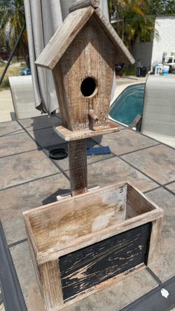 Rustic bird house