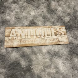 Antique Wall Sign 