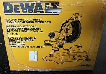 Dewalt 12" Sliding Miter Saw
