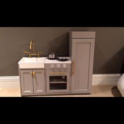 Pottery Barn Kids Chelsea Play Kitchen & Refrigerator