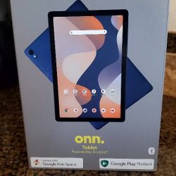 Onn 10.1 SURF Tablet NEW With Google Kids And Google Protect