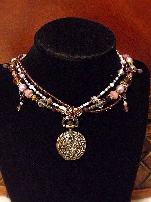 Pocket watch necklace (removable watch)