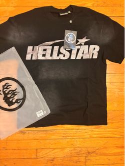 Hellstar black and white graphic tee