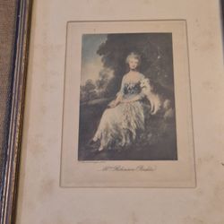 Antique portrait of Mrs. Robinson Perdita BY Thomas Gainesborough