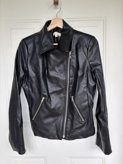 Womens Faux Leather Jacket