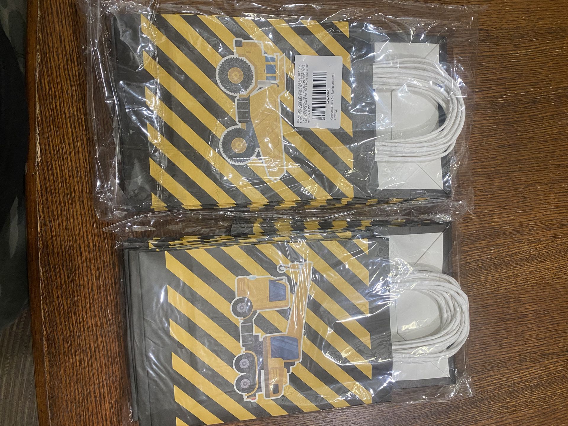 Heavy Equipment Goodie Bags