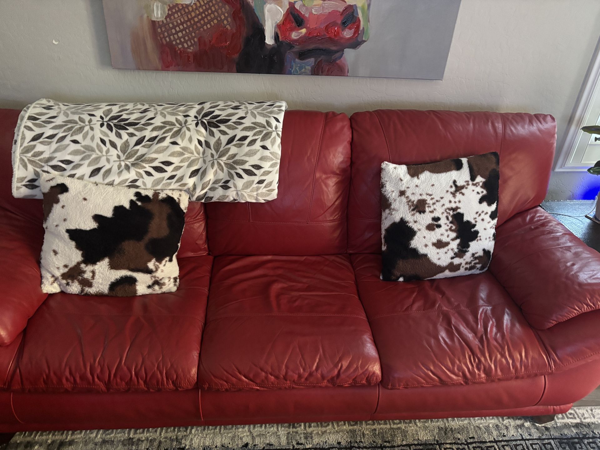 Sofa Loveseat and Recliner $200 OBO All 3