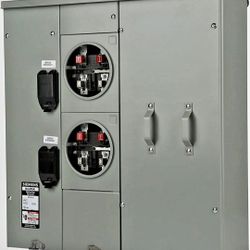 Siemens WEP4212 2 Gang 400 Amp Meter Panel