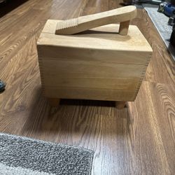Vintage Wooden Shoe Shine Box – Esquire Shoe Valet