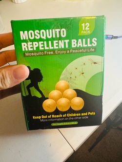 Mosquito repellent balls