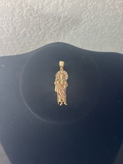 Gold San Judas Pendant