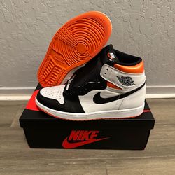 Nike Air Jordan 1 Retro High Electro Orange 2021 Men’s Size 10.5