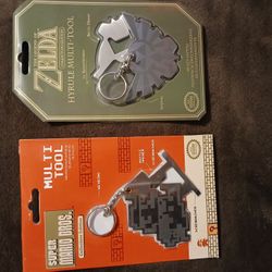 Super Mario Zelda Bottle Opener Multitool
