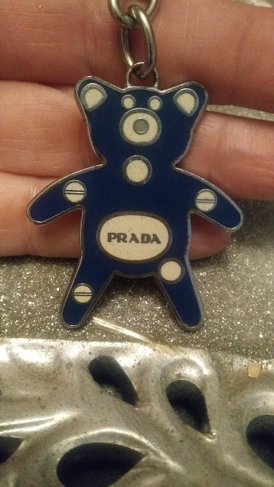 Vintage 1960s PRADA Keychain Authentic 