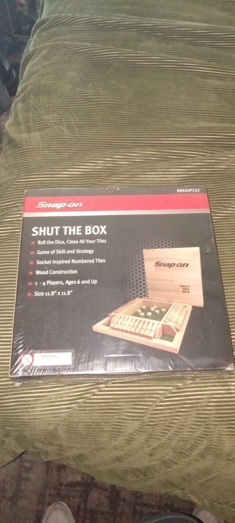 Factory Sealed Snapon Shut The Box Collector Game