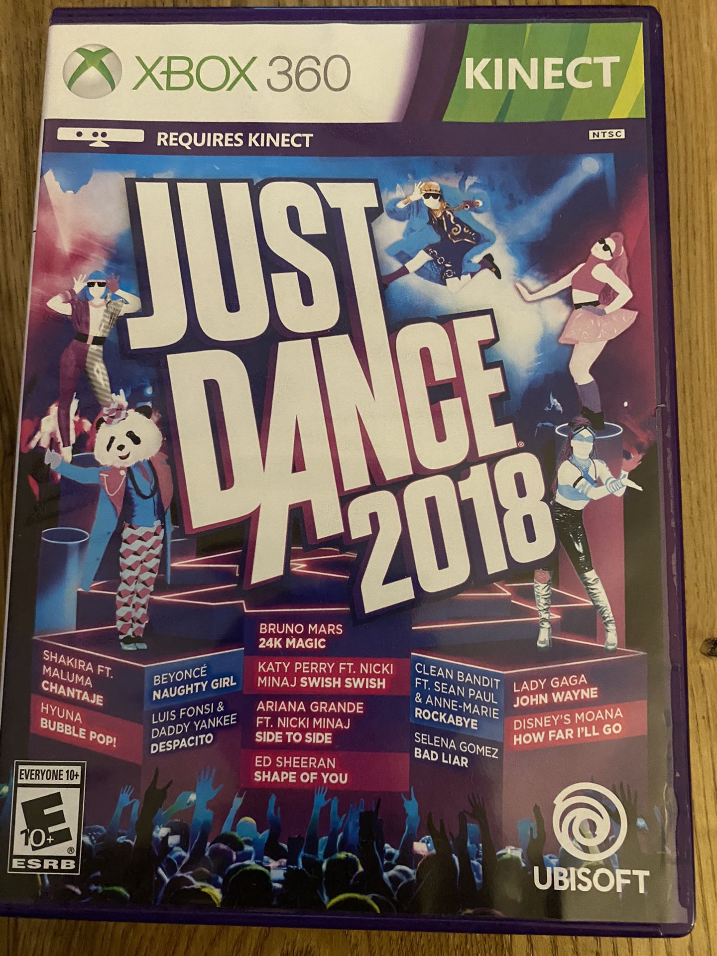 XBOX 360 Just Dance 2018 game