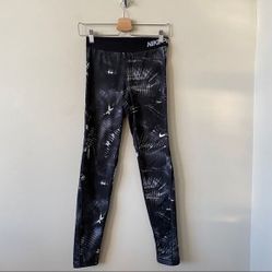 Nike ProAbstract BlackWhite Legging Medium