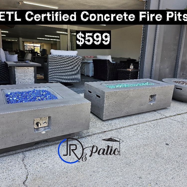 New Outdoor Concrete Patio Furniture Fire Pit Heater Sale