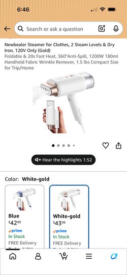 Newbealer Hand Held Steamer