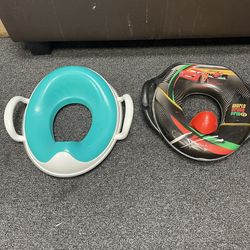 Potty Training Seat – Padded | World Grand Prix Cars Theme   Potty training seat in great condition, featuring a fun World Grand Prix Cars theme — per