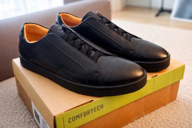 Brand New Comfortech Monopoli Elastic Men’s Shoes – Black, Size 12 ($80)