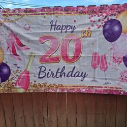 20Th BIRTHDAY DECORATION 