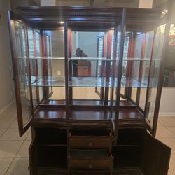 China Cabinet with Light