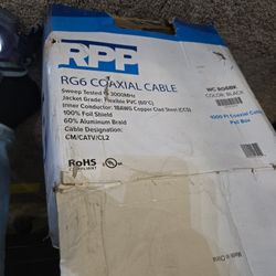 Rg6 Coax Cable.... About 500 Feet I'm Guesskng