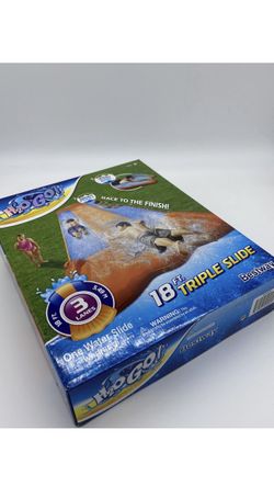 Bestway H2OGO! 18' Triple Water Slip N and Slide Kid's Pool Toys Outdoor SummerFirm $40