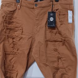 Men Denim Distress Jeans 