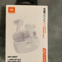 JBL Vibe Beam Wireless Earbuds NEW