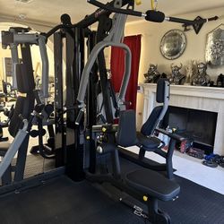Batca Fitness Omega 4 Commercial Multi Station Gym (4 Stack with Leg Press)