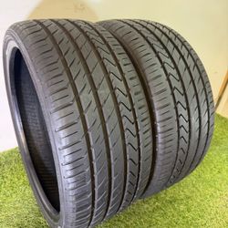 V21  245 30 20 97W  Lexani  LX-Twenty  2 Used Tires 85% Life 