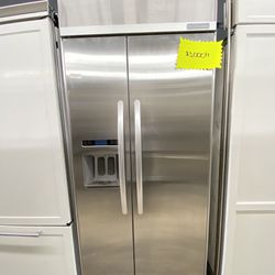 Kitchen Aid Built In Side By Side 36 Inch Refrigerator 