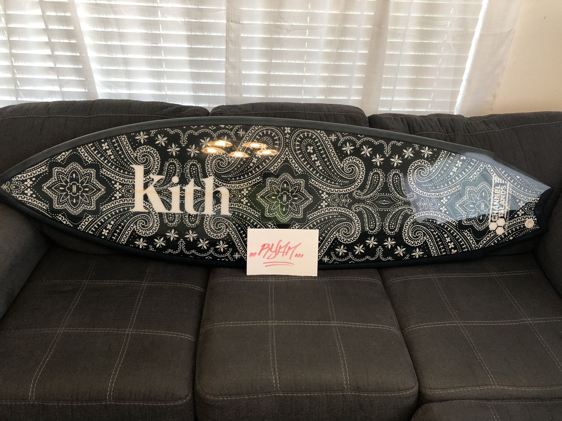 Kith X Channel Island Bandana Paisley Surfboard