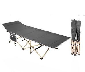 450lbs Max Load Camping Cot for Adults with Carry Bag Portable Folding Outdoor Sleeping Cot Heavy Duty Bed