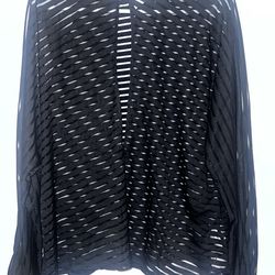 Black Sheer Top-Size L