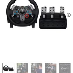 PS4/PS5 Steering Wheel And Peddles 