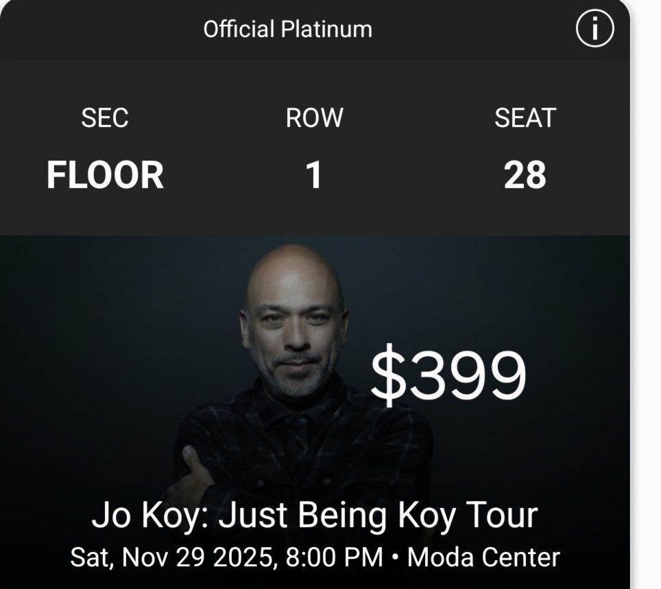 Jo Koy: Just Being Koy Tour Tickets