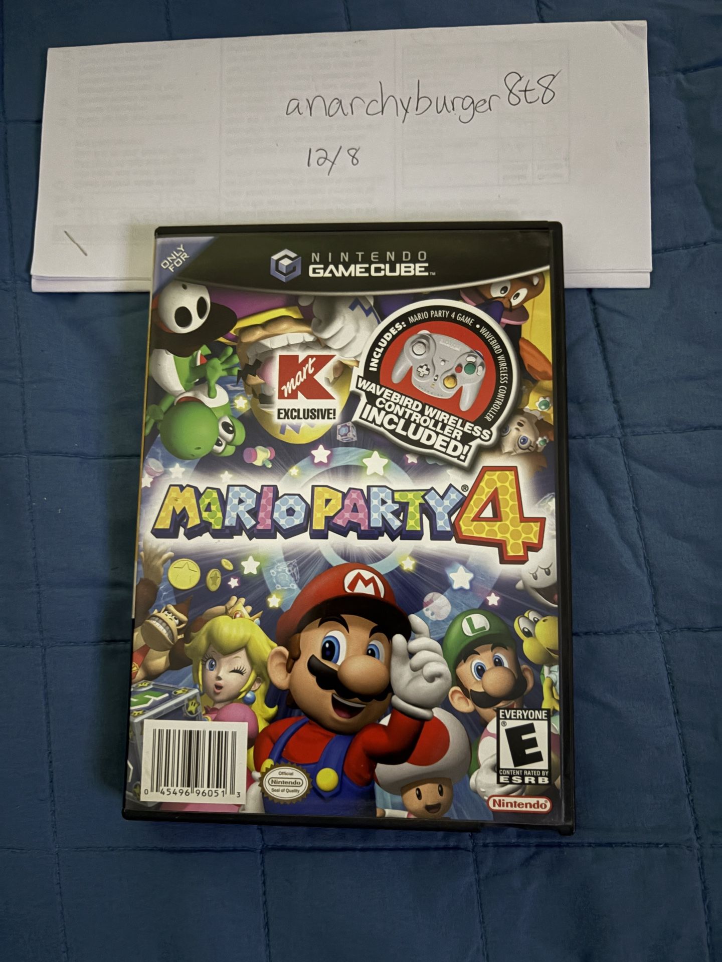 Mario Party 4 Kmart Cover Variant GameCube
