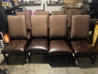 8 TOMMY BAHAMA EDWARD’S DINNING CHAIRS Perfect condition