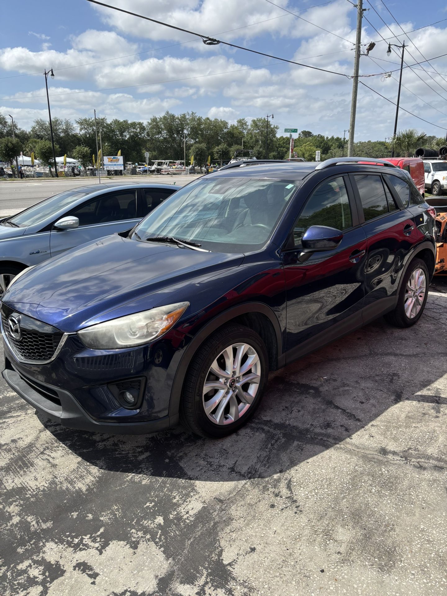 2014 Blue Mazda Cx-5