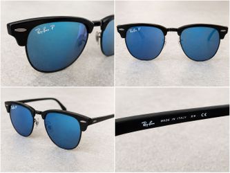 AUTHENTIC RAY-BAN CLUBMASTER RB3016 SUNGLASSES