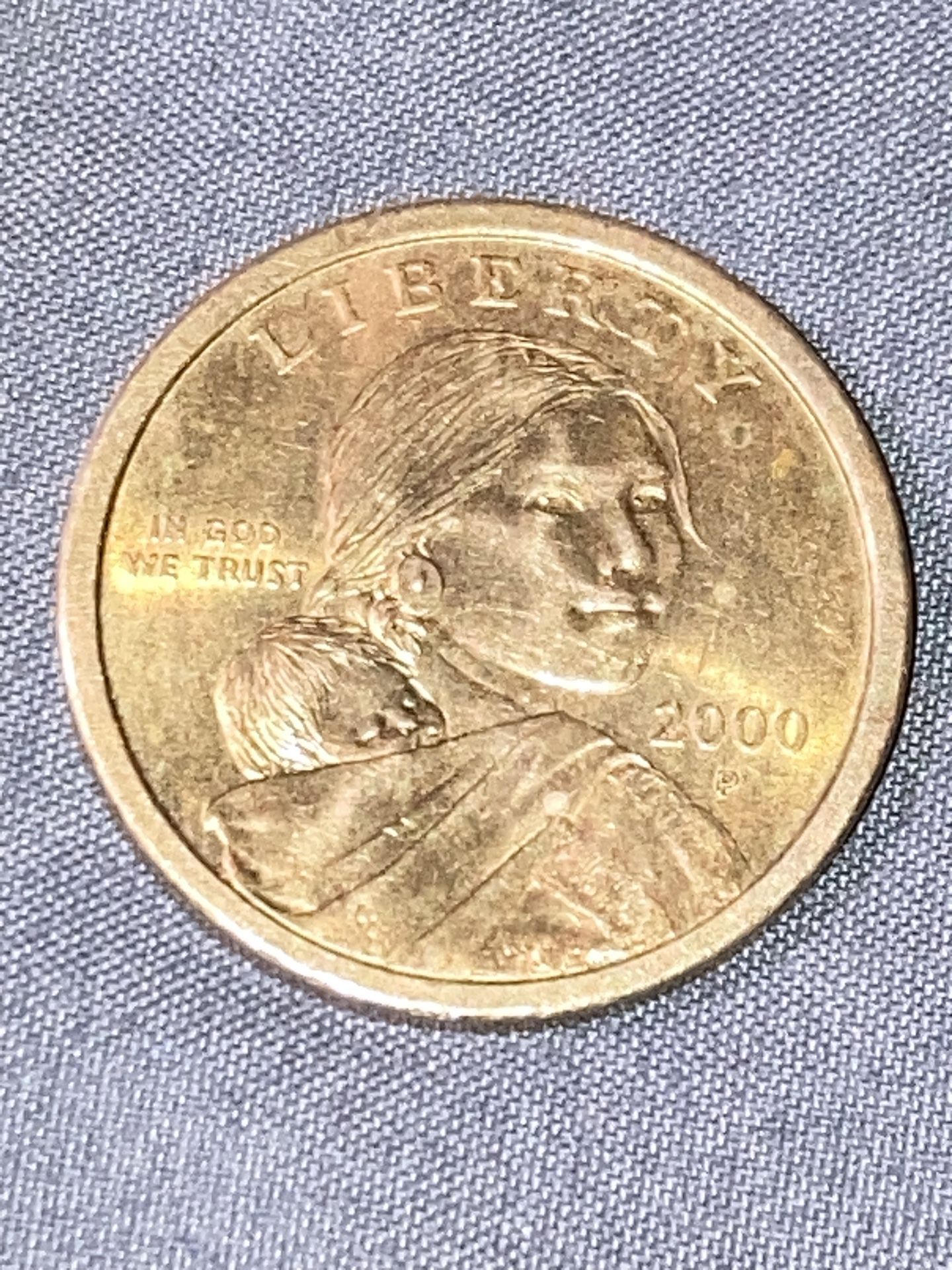 Rare Sacagawea 1$ Coin DDO DDR MACHINE OR STRIKE DOUBLING C