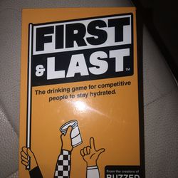First & Last Drinking Card Game